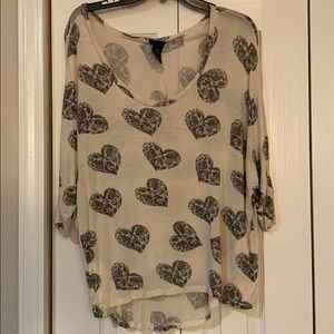 3/4 length sleeve top